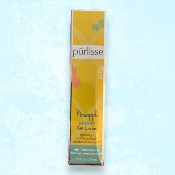 🆕 NWT Purlisse Pineapple Bright Gel Cream Moisturizer - Picture 2 of 10
